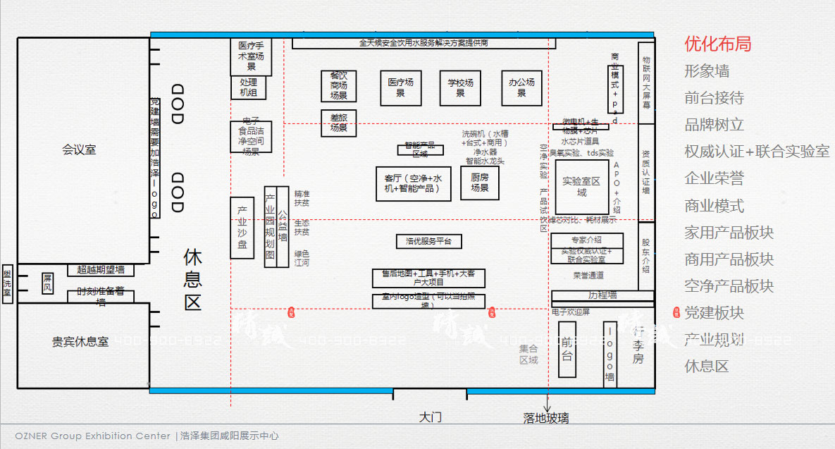 咸陽浩澤集團企業(yè)展廳設(shè)計中心|概念篇