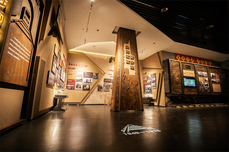 鐵路展館設(shè)計(jì)施工-陜西鐵路陳列館案例展示