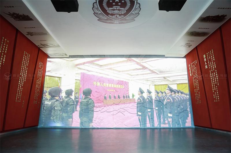 警營文化展廳設(shè)計-隴南公安局視聽文化中心案例