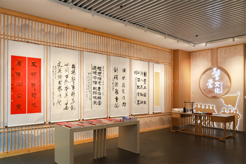警營文化展廳設(shè)計-隴南公安局視聽文化中心案例