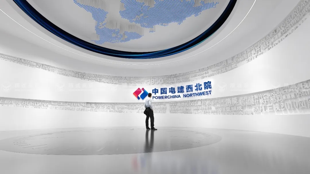 西北水電及新能源科技產(chǎn)業(yè)中心展覽館施工現(xiàn)場(chǎng)